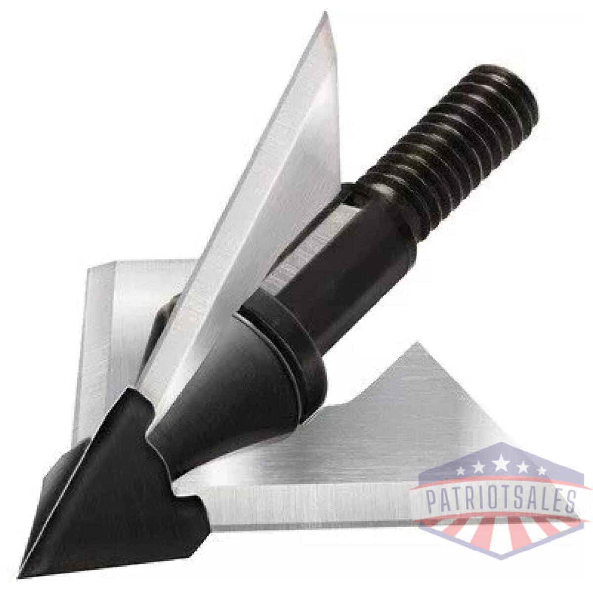 Qad exodus broadhead 100gr - 1. 25" cut full blade 3/pk - image 2