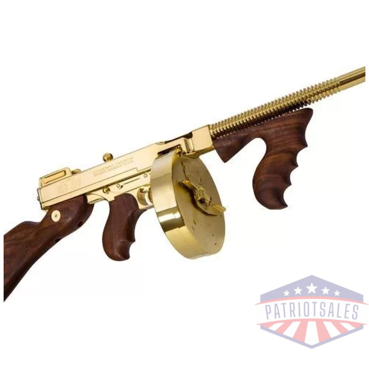 Thompson 1927a1 45acp carbine - titanium gold w/50rd & 20rd - image 3