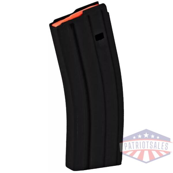 ASC AR Family Rifle Magazine Orange Follower .223 Remington Black Aluminum 30/rd