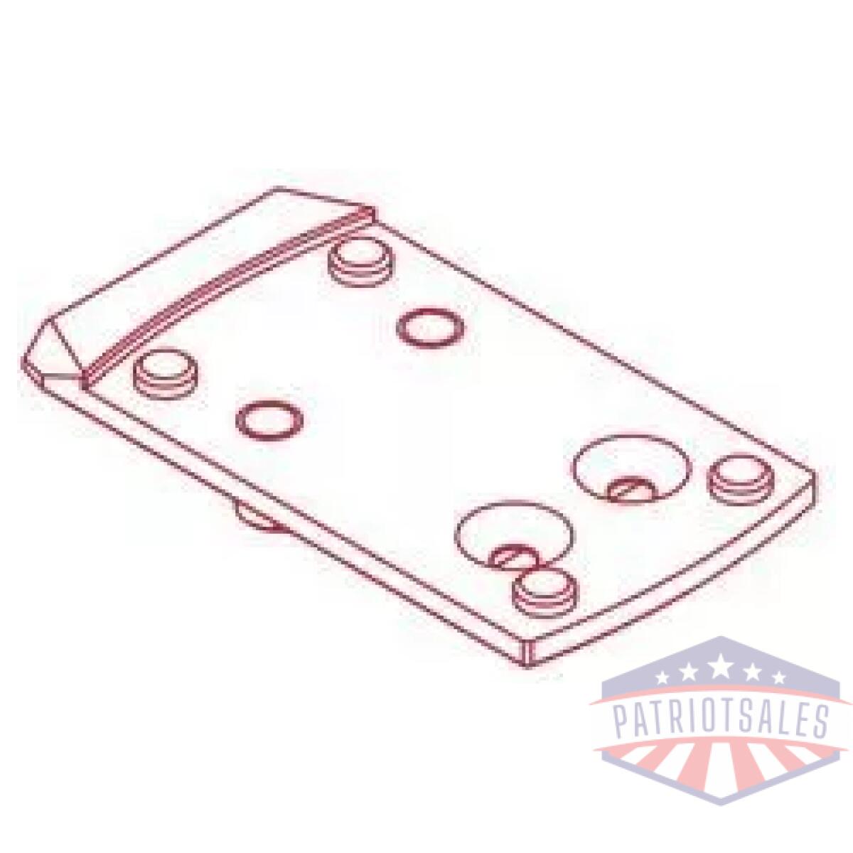 Zro delta modulus mounting plate - shield - image 1