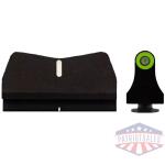 XS Sight DXW2 Standard Dot Sight for Glock Suppressor Hgt 17 19 22-24 26 27 - Green