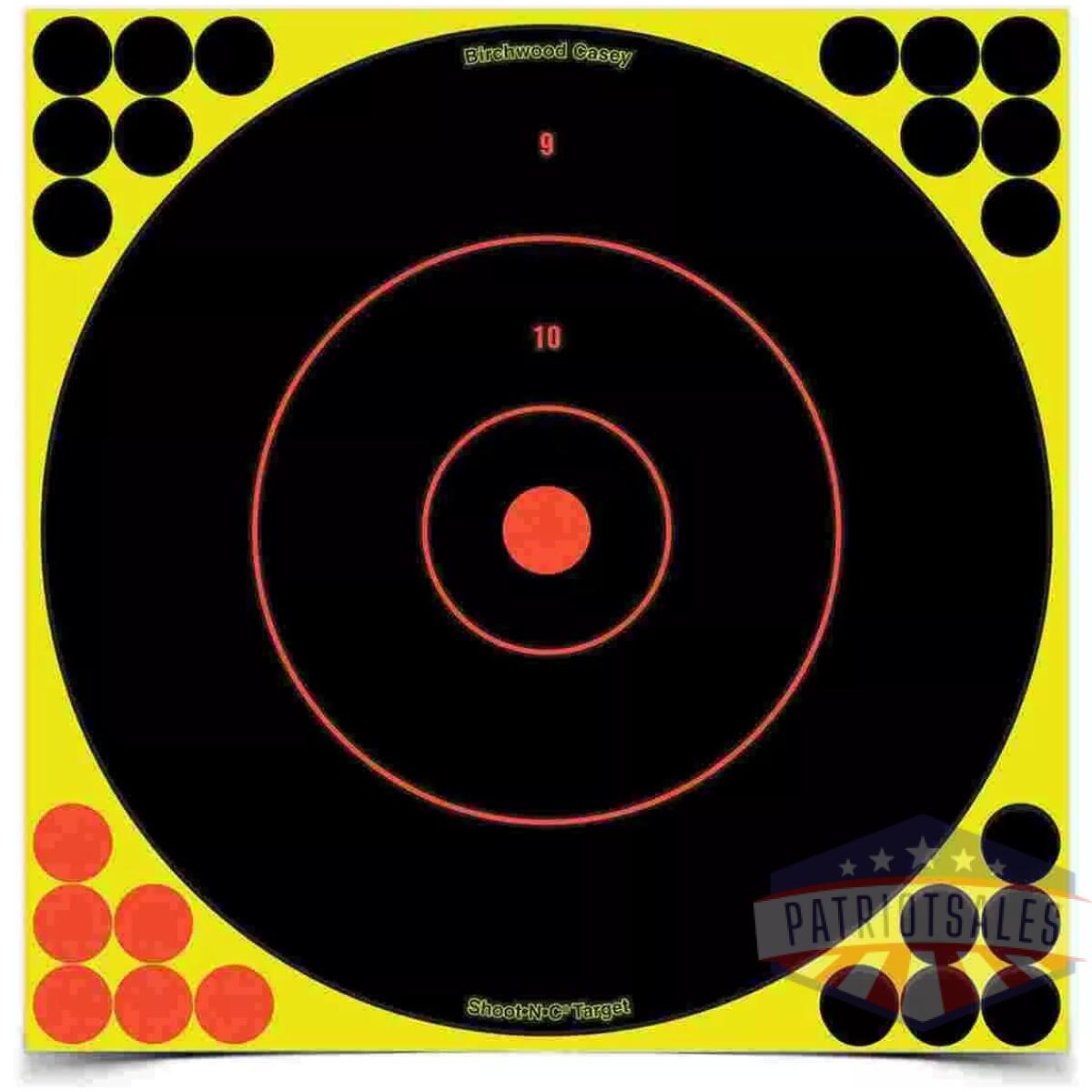 Birchwood casey shoot-n-c bull's eye targets 12" 500/ct - image 1