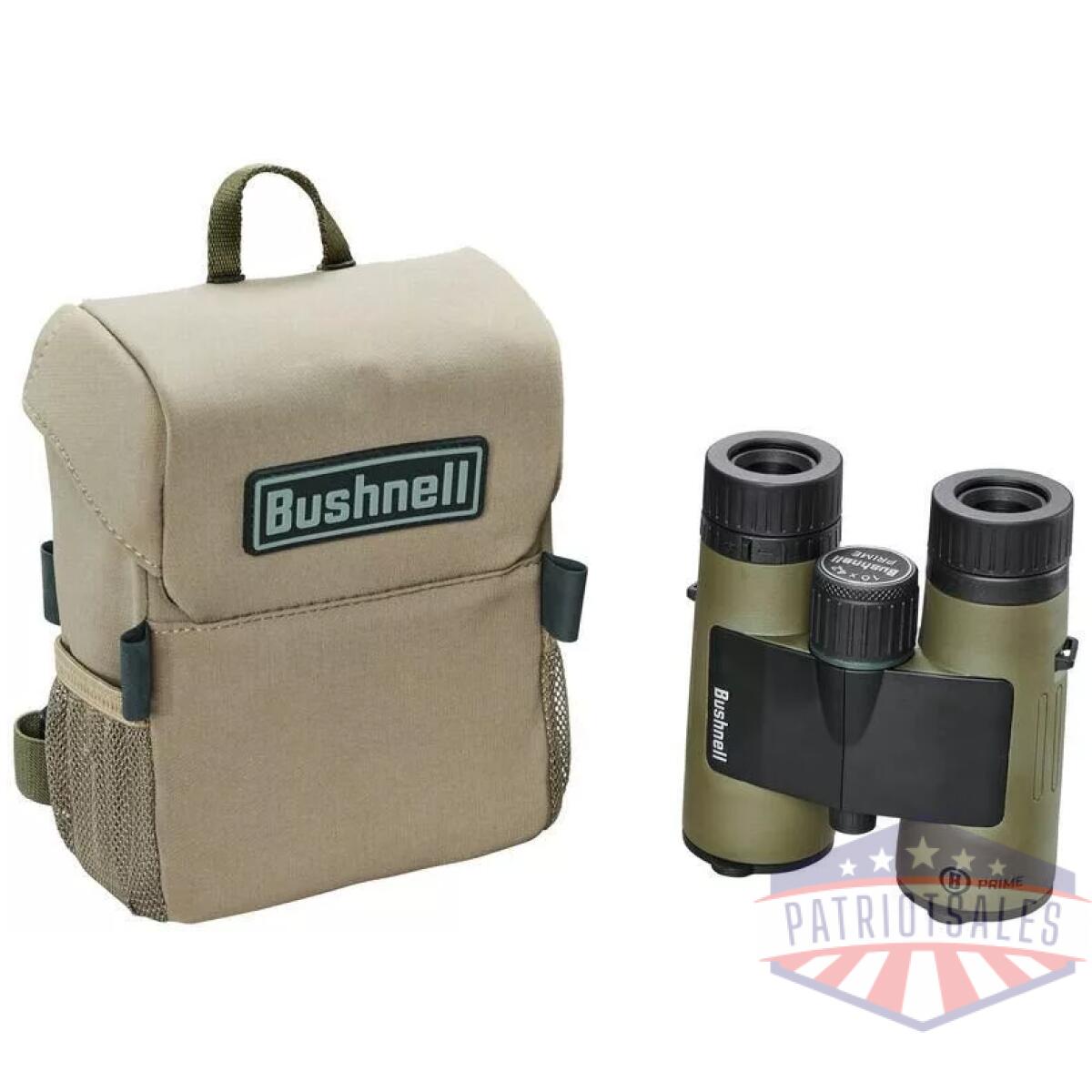Bushnell prime binocular 10x42 x vault combo pack - green roof fmc wp/fp box - image 1