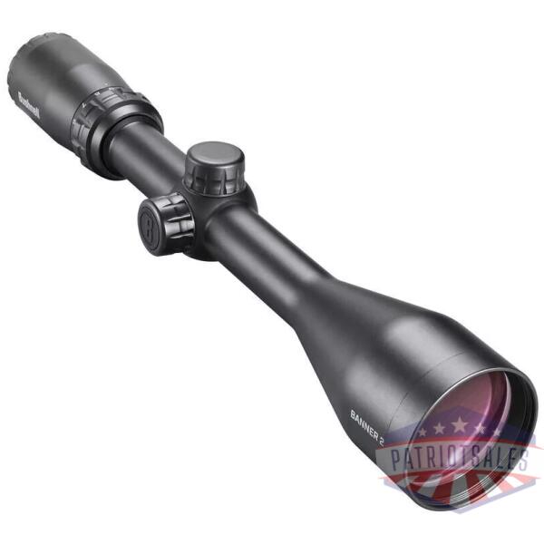 Bushnell Banner 2 Rifle Scope 3-9x50 1" SFP DOA Quick Ballistic Non-Illum. Black with Rings