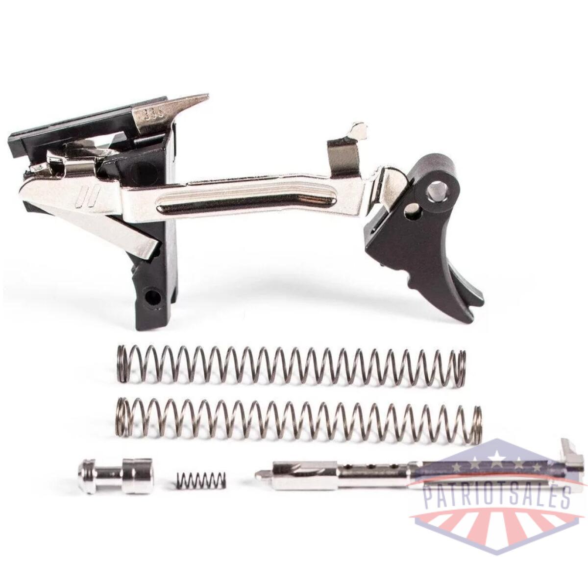 Zev technologies fulcrum adjustable trigger ultimate kit for 1st-3rd gen 9mm glocks - black/black - image 1
