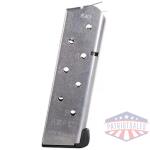 Chip McCormick 1911 Compact Power Mag Handgun Magazine Stainless Steel .45 ACP 8/rd