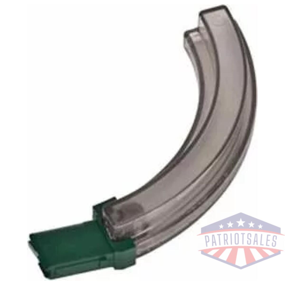 Champion ruger 10/22 steel lip metal head magazine single stack clear polymer 25/rd - image 1