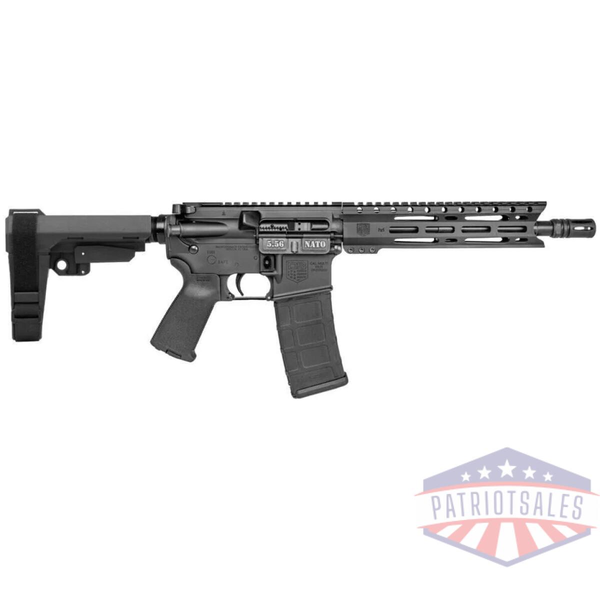 Diamondback db15 pistol 5. 56mm 30rd magazine(1) 10" barrel 9" m-lok rail sba3 brace black - image 1