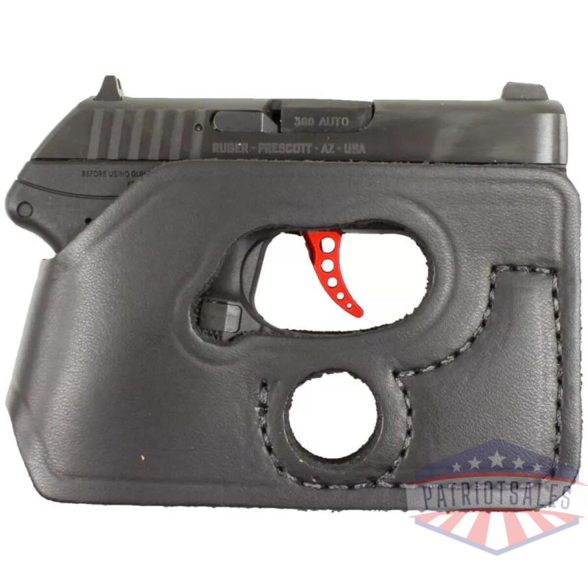 Desantis pocket shot holster for ruger lcp 380 with crimson trace lc-431 black ambi - image 1