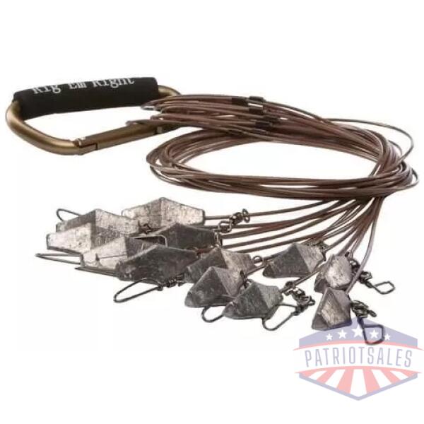 Rig 'Em Right Xtreme Coated Cable Decoy Anchors 48" 4oz 12/ct