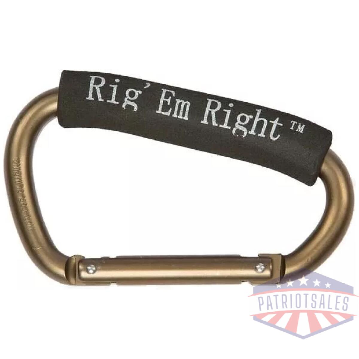Rig 'em right jumbo carabiner - image 1