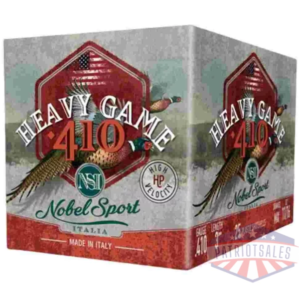 Nobel Sport 410 M Shotshells .410 ga 3" 11/16 oz 1145 fps #6 25/ct