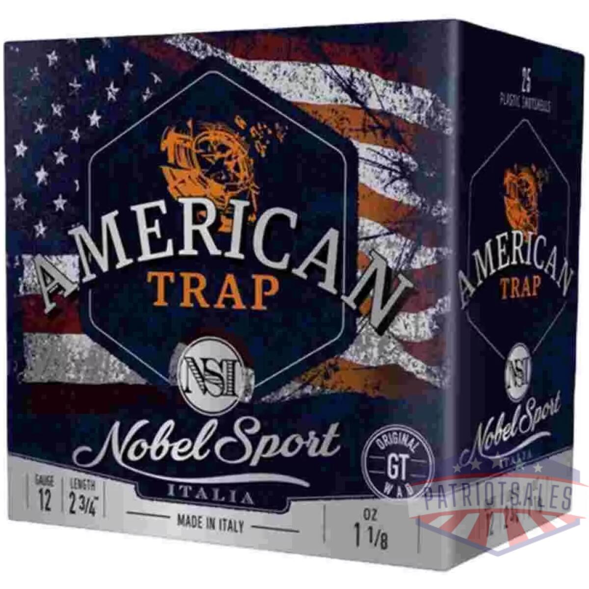 Https3a2f2fmedia. Chattanoogashooting. Com2fimages2fproduct2fepansl1282fepansl1275-1_1 - nobel nsi american trap shotshell 12 ga 2-3/4" 1-1/8 oz 1145 fps #8 25/ct - https3a2f2fmedia. Chattanoogashooting. Com2fimages2fproduct2fepansl1282fepansl1275 1 1