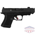 Shadow Systems CR920P War Poet Handgun 9mm Luger 10rd Magazines (2) 3.75 Barrel Black War Poet Slide Engraving with Night Sights