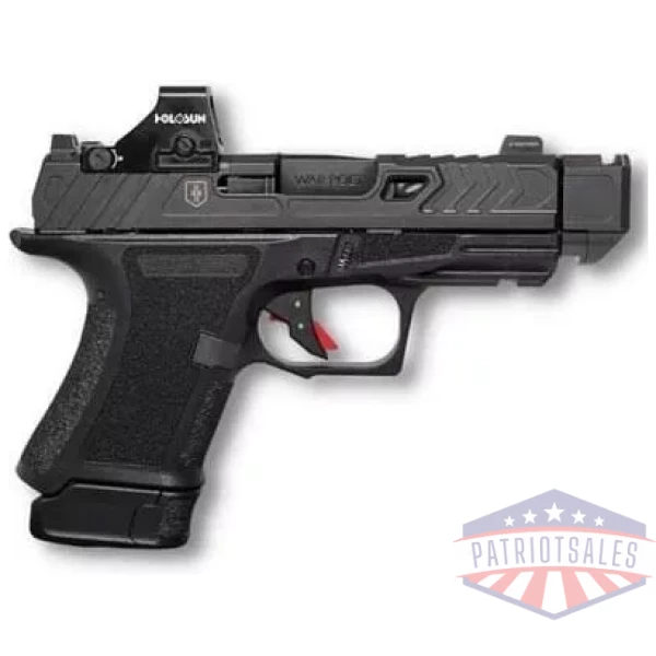 Shadow Systems CR920P War Poet Handgun 9mm Luger 10rd Magazines(2) 3.75" Fluted Black Barrel Holosun 507K