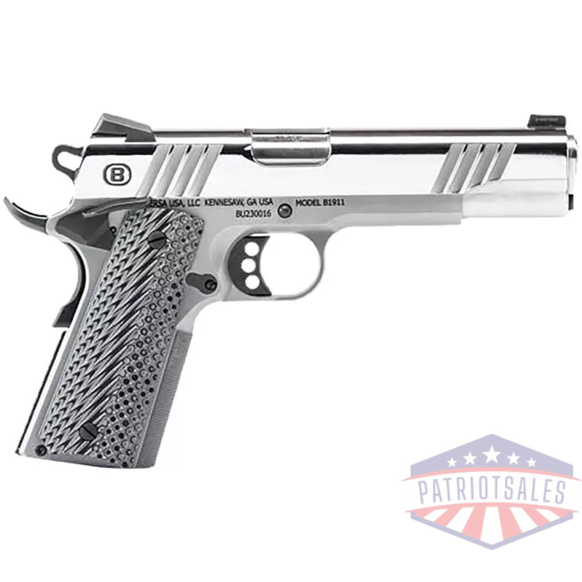 Https3a2f2fmedia. Chattanoogashooting. Com2fimages2fproduct2fewb19117050pmbg2fewb19117050pmbg-1 - bersa b1911 handgun. 45 acp 8rd magazine 5" barrel polished stainless steel with vz grips night sight - https3a2f2fmedia. Chattanoogashooting. Com2fimages2fproduct2fewb19117050pmbg2fewb19117050pmbg 1