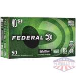 Federal Ballisticlean Frangible Handgun Ammuntion .40 S&W 125gr RHT 1300 fps 50/ct