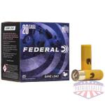 Federal Game-Shok Upland Game - Game Load - 20ga 2-3/4" 7/8oz. #7.5-Shot 25/Box