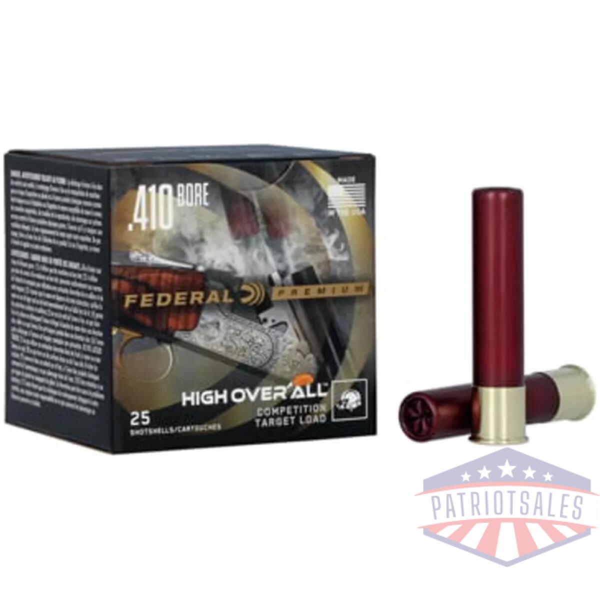 Federal premium hoa 410 2 1/2 in 1/2oz 1200 fps max 8 ammo 25rd - image 1
