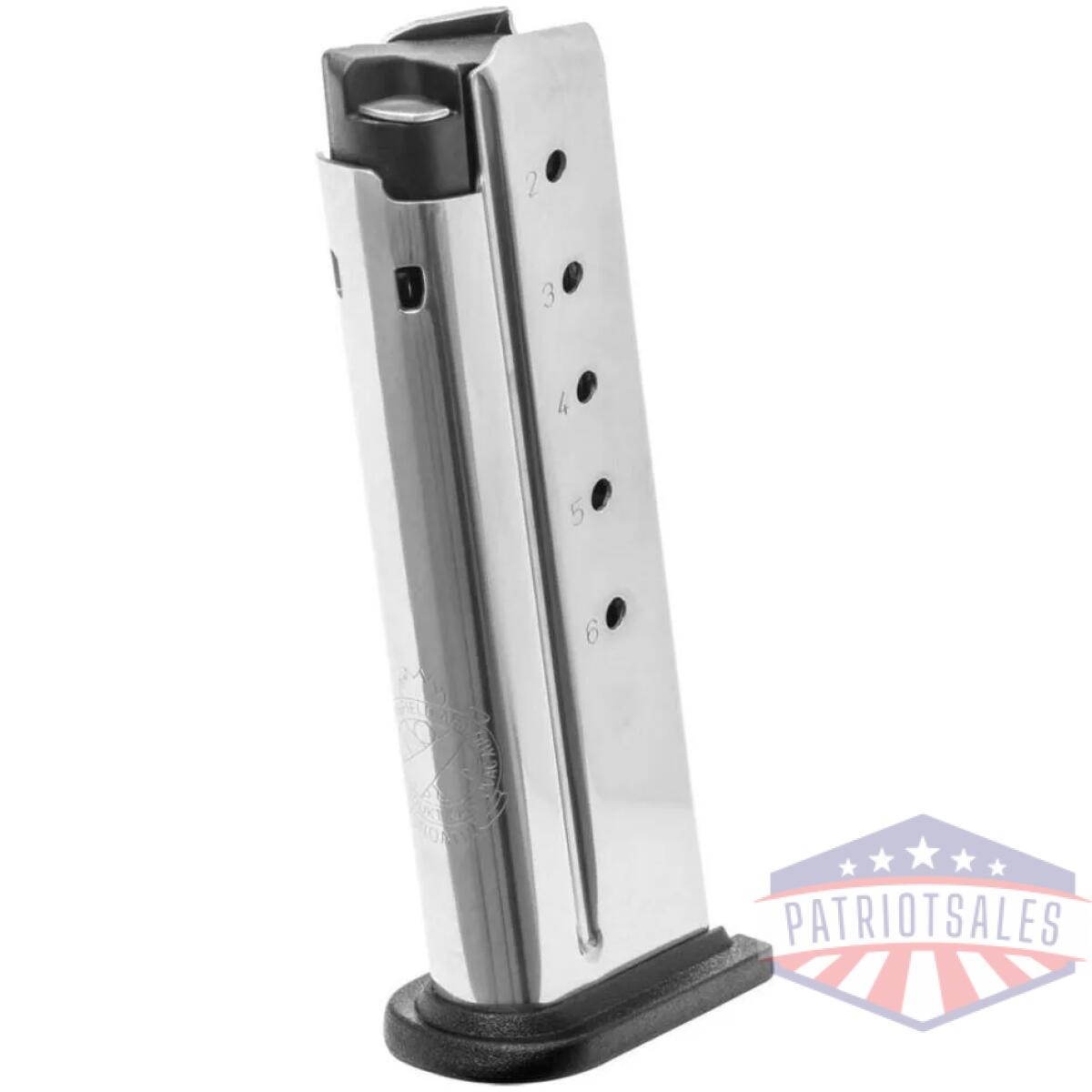 Springfield armory xd-e flush fit handgun magazine. 45 acp 6/rd - image 1