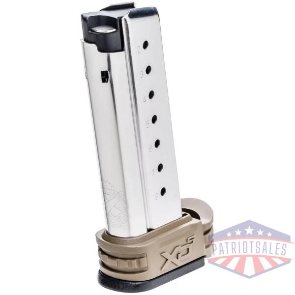 Springfield XD-S Extended Magazine FDE 9mm 8/rd