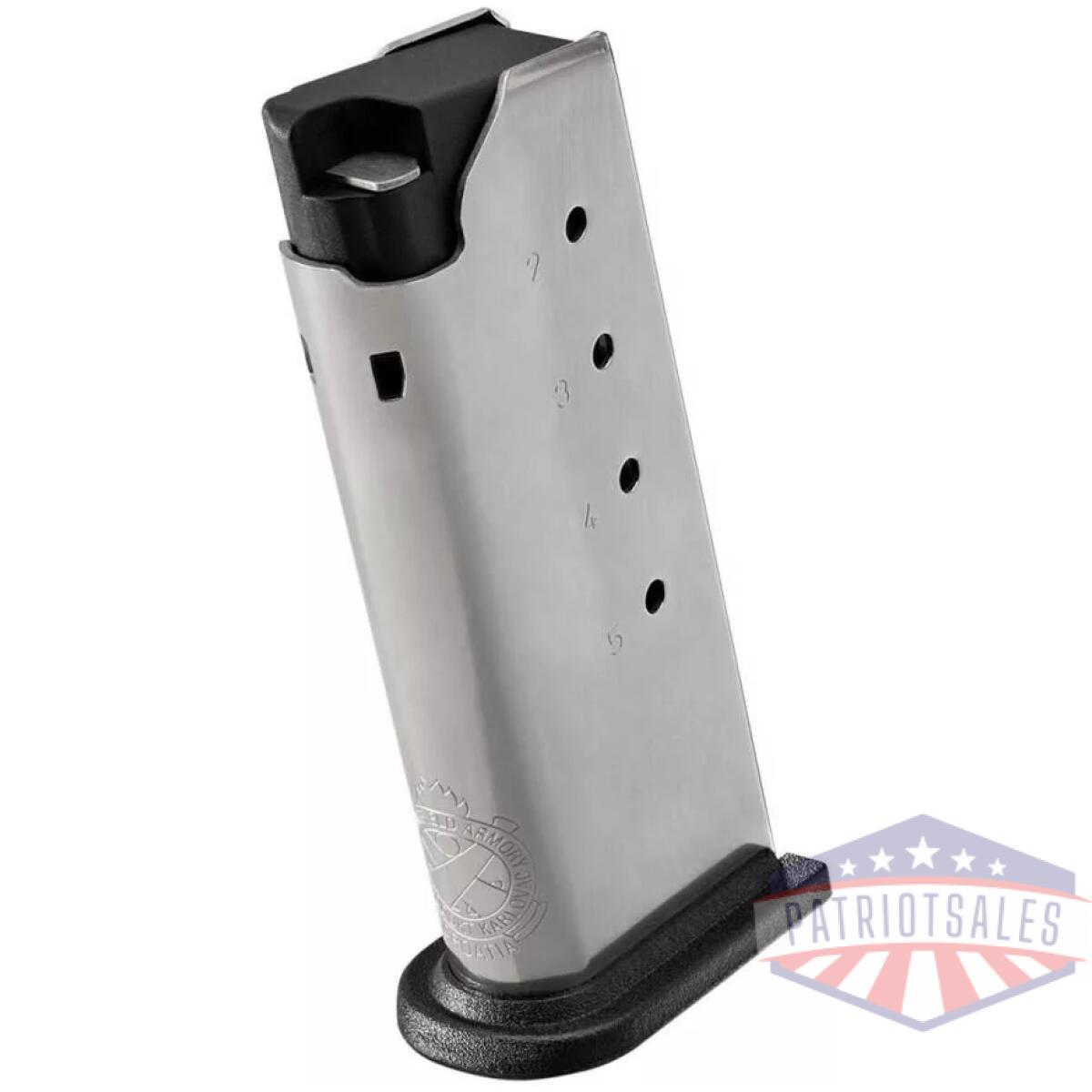 Springfield armory xd(s) flush handgun magazine stainless. 45 acp 5/rd - image 1