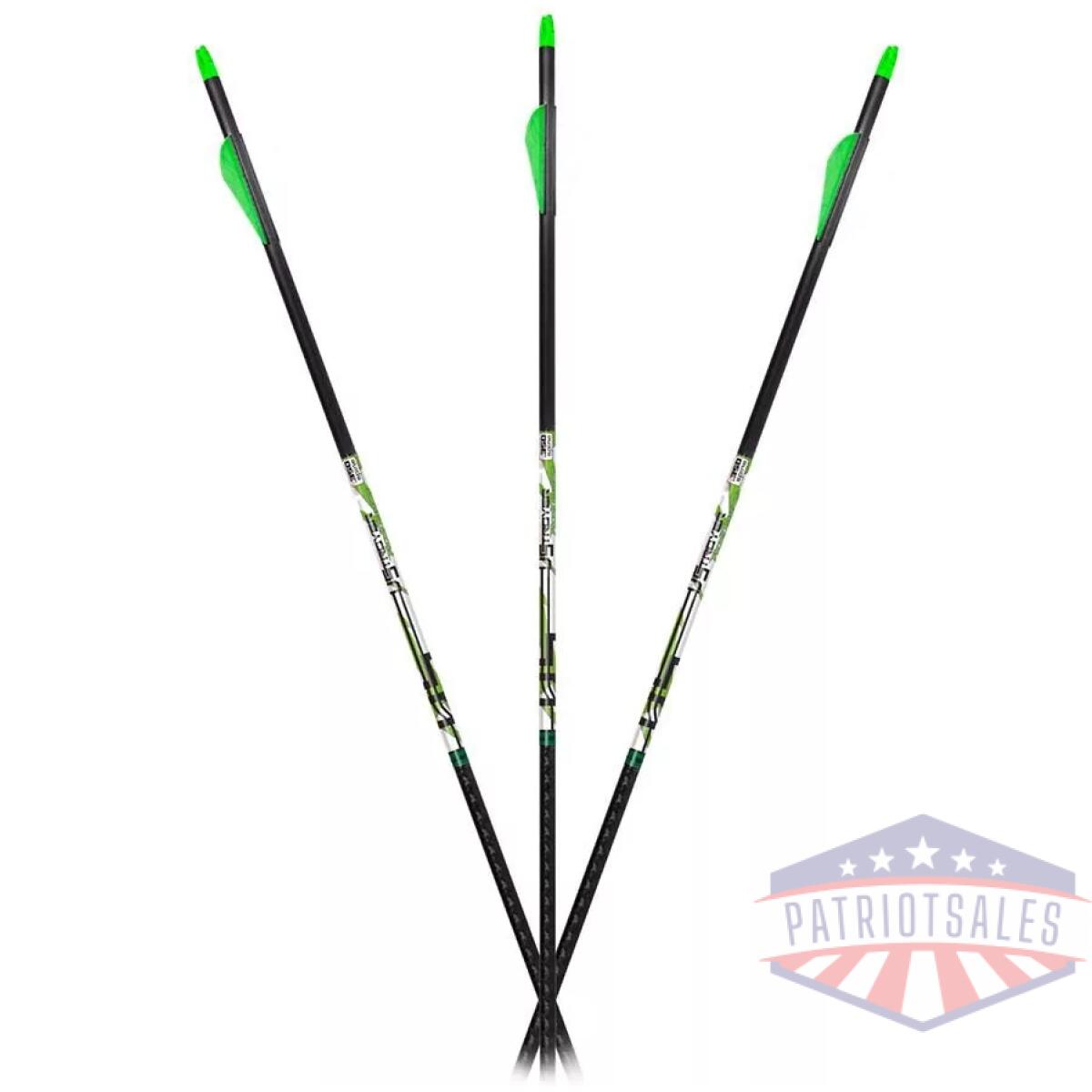 Carbon express d-stroyer piledriver arrows 400 spines 6 pack fletched - image 1
