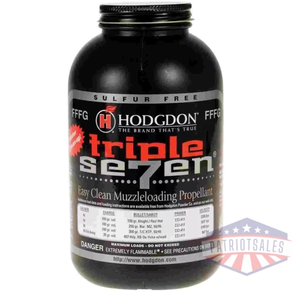 Hodgdon Triple Seven Granular Powder - Muzzleloader FFFg 1 lbs