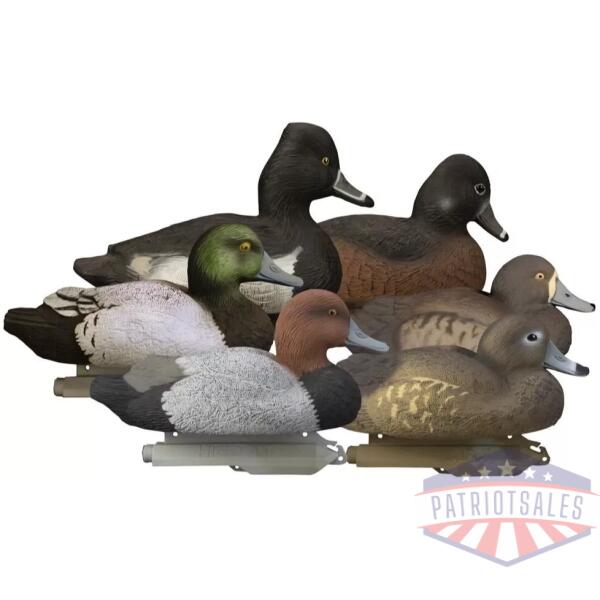 Higdon Outdoors Standard Diver Pk 2 Bluebill 2 Red Heads 2 Ring necks