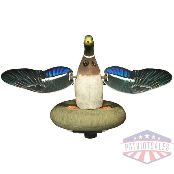 Higdon Outdoors XS Splashing Flasher Mallard Drake Moving Decoy 12V with Timer