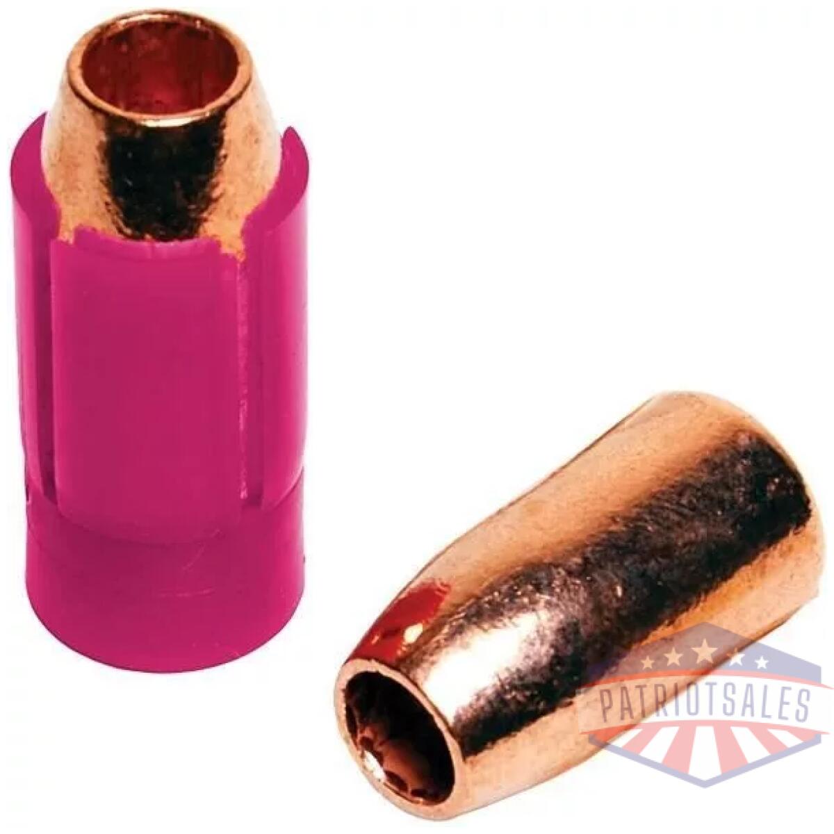 Knight muzzleloading red hot muzzleloader bullets. 52 cal 275 gr maroon sabot 18/pk - image 1