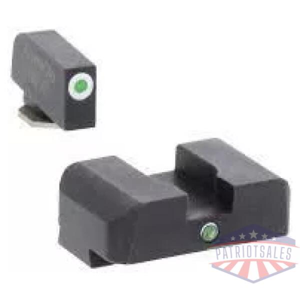GreenTritium Outline LimeGreenLumi/Green Single Dot for Glock Gen5
