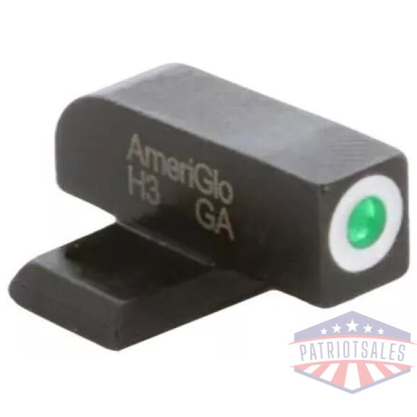 Ameriglo Green Tritium White Outline Front Sight .220in H .140in W Hellcat