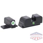 Green Tritium Outline White/Green Single Dot for Sig #8 height