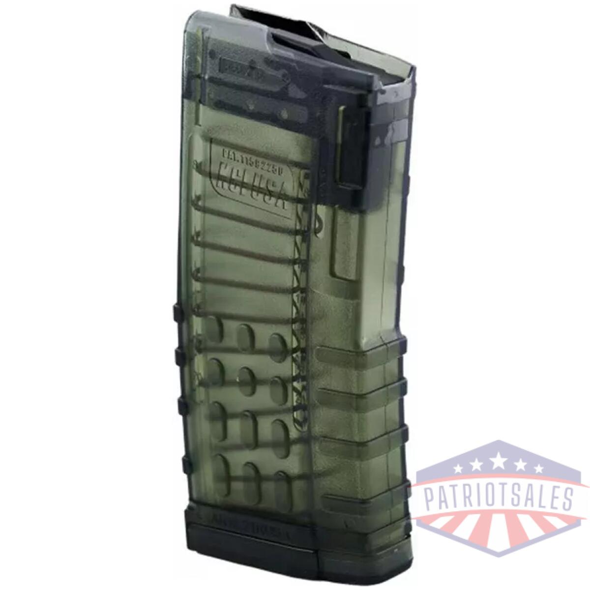 Kci usa ar-15 rifle magazine translucent smoke. 223 rem/5. 56x45mm 21/rd - image 1