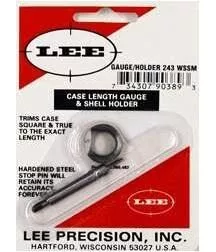 Lee Case Length Gage and Shell Holder .243 WSSM