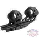 Leapers 1-Piece UTG ACCU-SYNC QR Cantilever Mount 1" High w 50mm Offset - Matte Black
