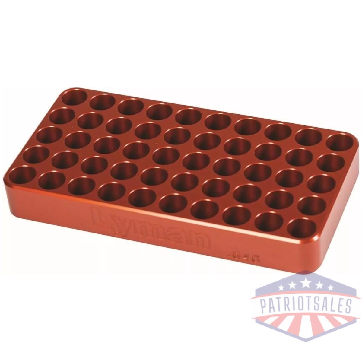 Https3a2f2fmedia. Chattanoogashooting. Com2fimages2fproduct2fly77280822fly7728082_1 - lyman anodized aluminum loading block. 565" hole size - https3a2f2fmedia. Chattanoogashooting. Com2fimages2fproduct2fly77280822fly7728082 1