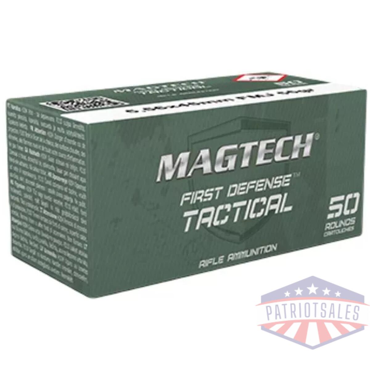 Magtech m193 ball rifle ammunition 5. 56x45 55 gr fmj 3265 fps 50/rd - image 1