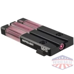 meprolight ml63145 fiber-tritium bullseye red sight for ruger mk iii/iv