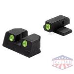 Meprolight Fixed Night Sight Sig Sauer TD 9mm/.357 Sig Green Front & Green Rear