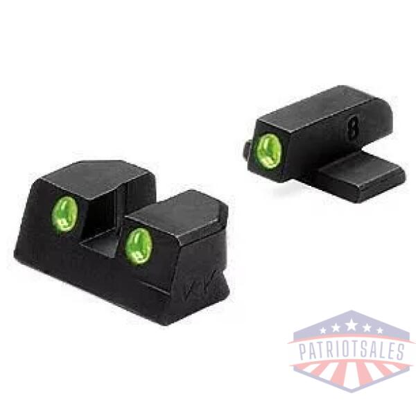 Meprolight Fixed Night Sight Sig Sauer TD 9mm/.357 Sig Green Front & Green Rear