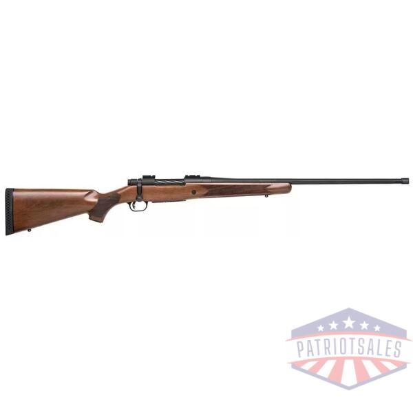 Mossberg Patriot Walnut Rifle 7mm PRC 3rd Capacity 24'' Threaded Barrel Walnut Stock