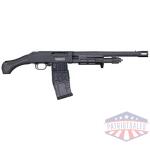 Mossberg 590M Shockwave Breacher Shotgun 12ga 2-3/4" Chamber 10rd Magazine(1) 14'' Breacher Barrel Birds Head Grip