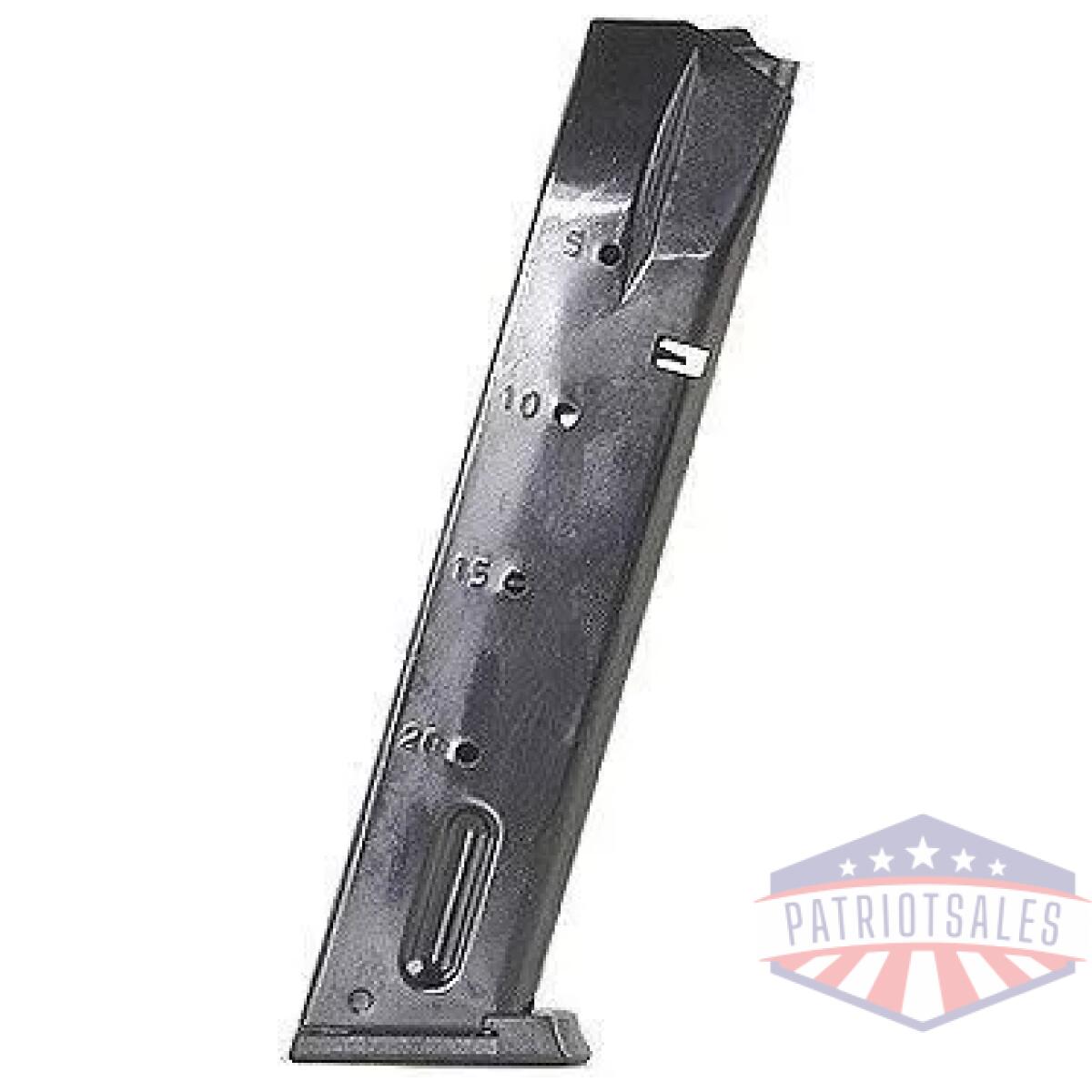 Mec-gar s&w 5900 series/915/910/659 magazine 9mm extended blued 20/rd - image 1