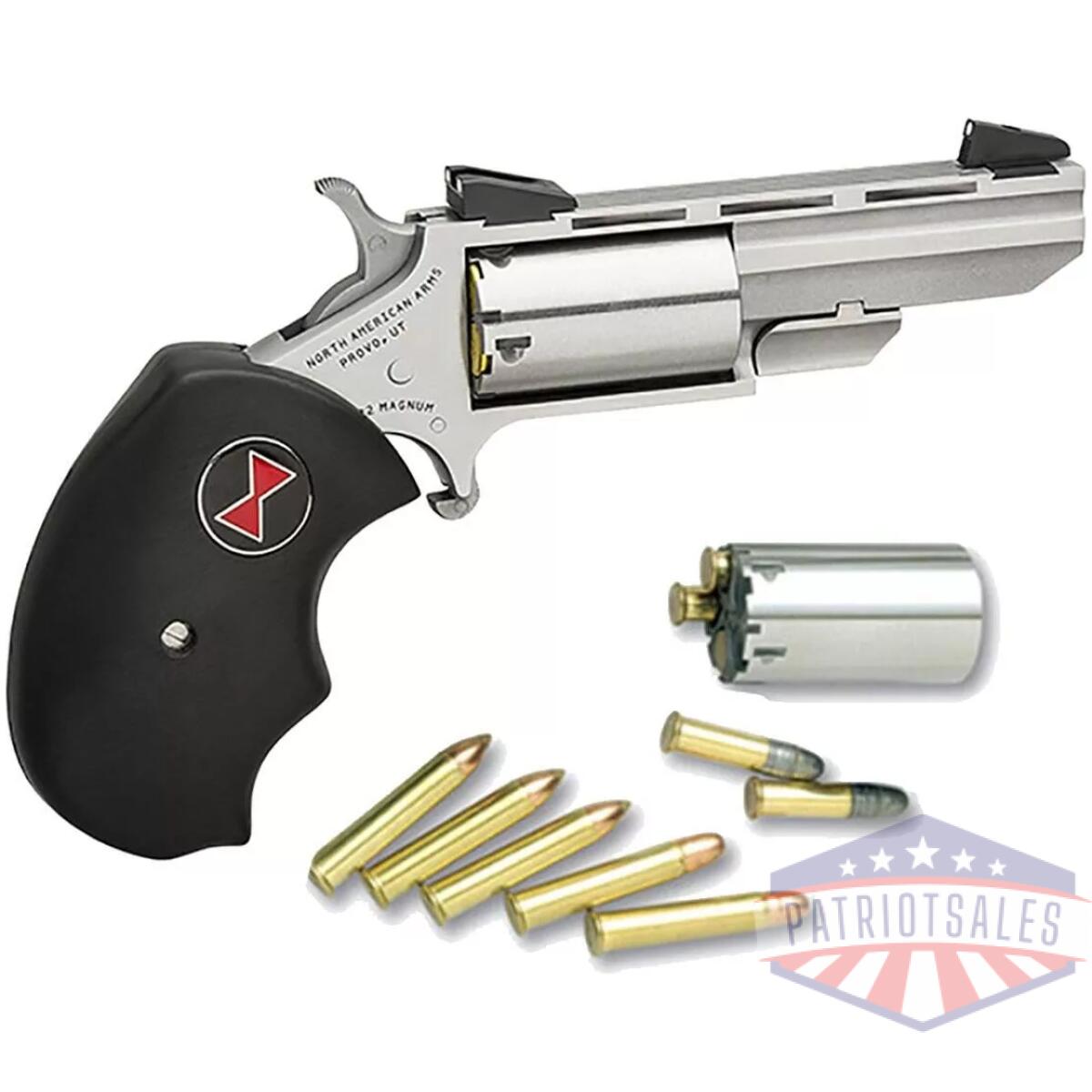 Naa black widow combo 22mag/lr 2" brl - image 1