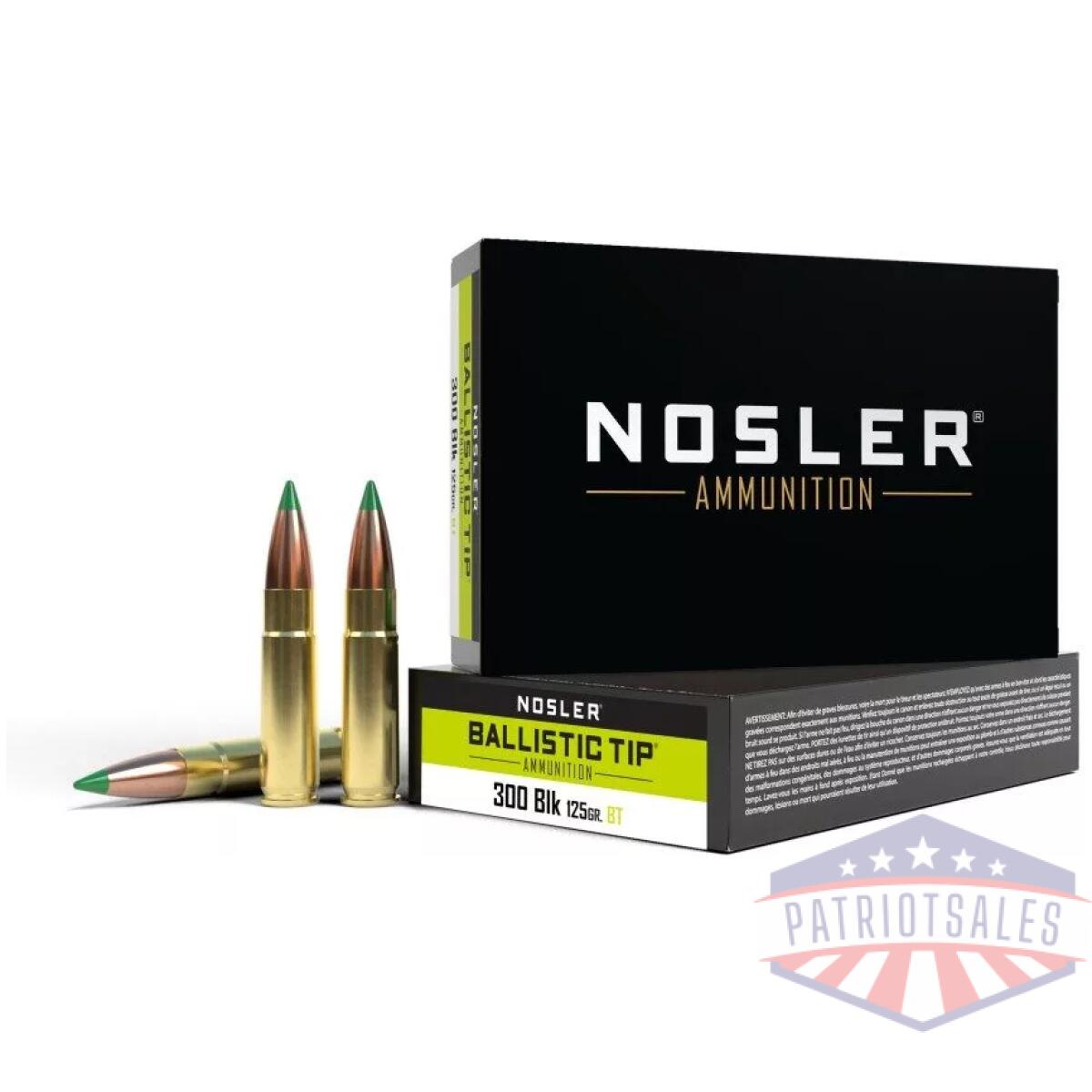 300 aac blkout 125gr ballistic tip (20 ct. ) ammunition - image 1