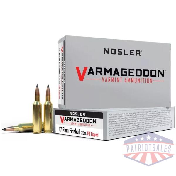 17 Rem Fireball 20gr FB Tipped (20 ct.) Ammunition