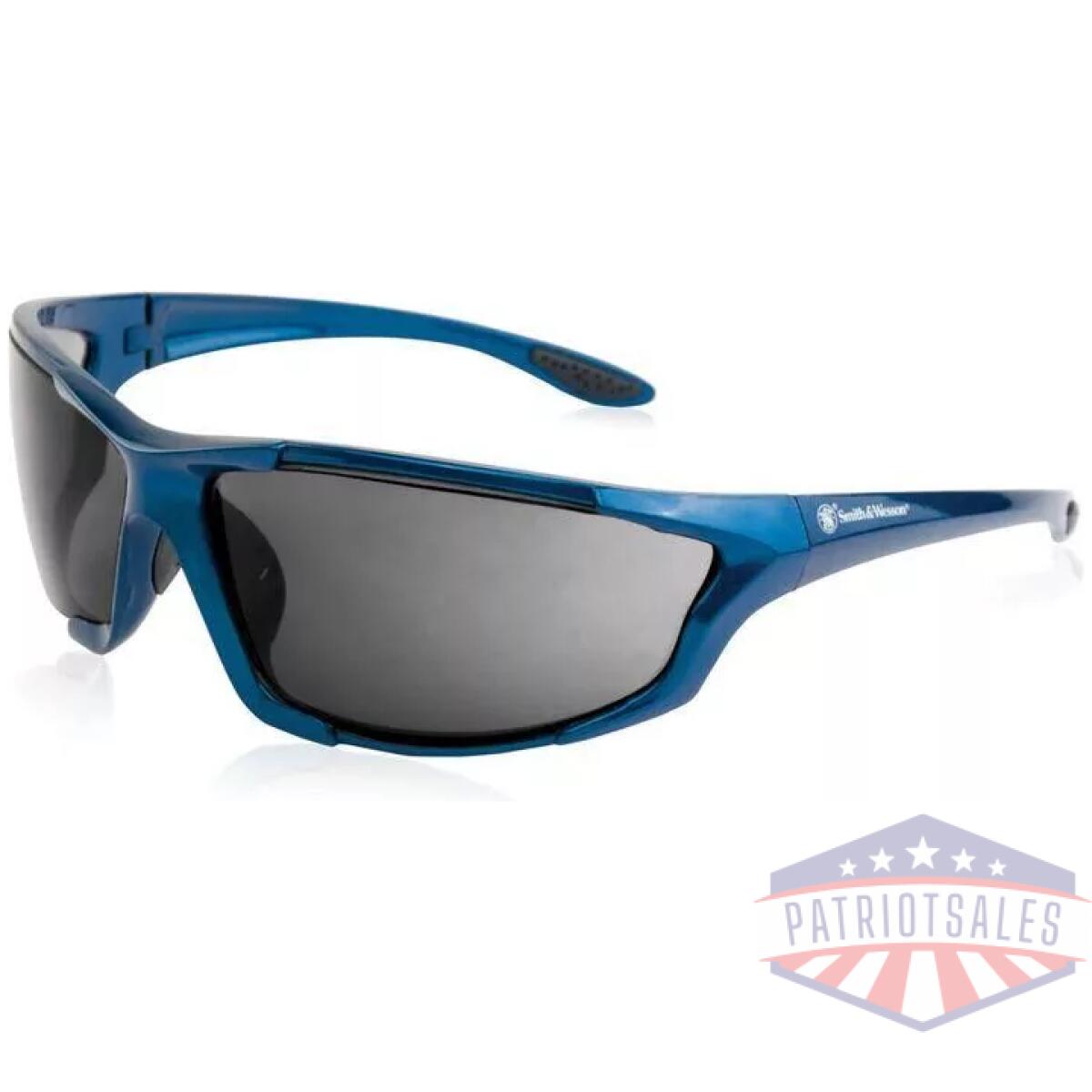 Smith & wesson major full frame shooting glasses blue with smoke lens - image 1