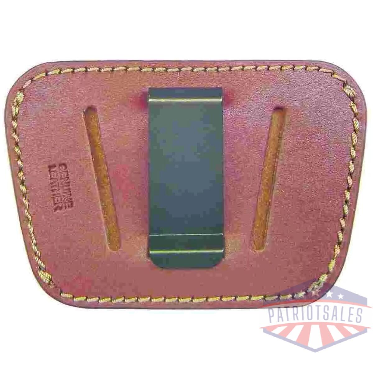 Belt slide holster fits small to medium frame auto handguns tan - image 1